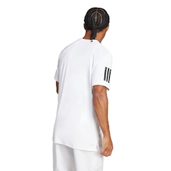 Camiseta adidas Club 3 Listras - Masculina - Foto 4