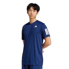 Camiseta adidas Club 3 Listras - Masculina - Foto 1