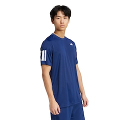 Camiseta adidas Club 3 Listras - Masculina - Foto 3
