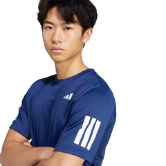 Camiseta adidas Club 3 Listras - Masculina - Foto 5