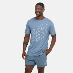 Camiseta New Balance Logo Performance Masculina - Foto 5