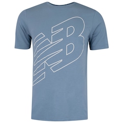 Camiseta New Balance Logo Performance Masculina - Video 1
