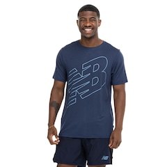 Camiseta New Balance Logo Performance Masculina - Foto 2