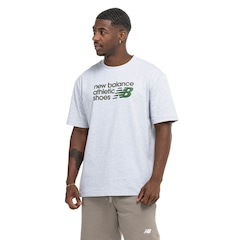 Camiseta New Balance Athletics Relaxed Premium Chest Logo Masculina - Foto 2
