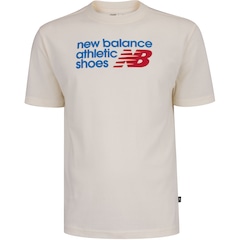 Camiseta New Balance Athletics Relaxed Premium Chest Logo Masculina - Foto 1