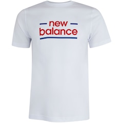 Camiseta New Balance Linear Lines Masculina - Foto 1