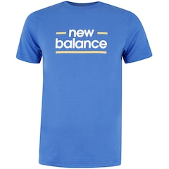 Camiseta New Balance Linear Lines Masculina - Foto 1