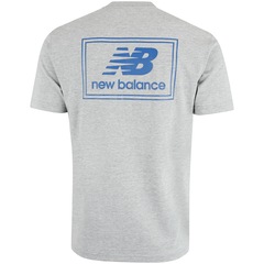 Camiseta New Balance Woven Label Masculina - Foto 2