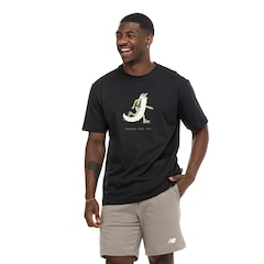 Camiseta New Balance Bearded Runner Masculina - Foto 2