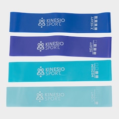 Kit com 4 Mini Bands Elásticas KinesioSport para Treino e Exercícios - Foto 2