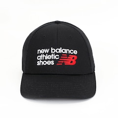 Boné Adulto New Balance 6 Panel Athletics Aba Curva - Foto 2