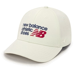 Boné Adulto New Balance 6 Panel Athletics Aba Curva - Foto 1