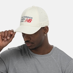 Boné Adulto New Balance 6 Panel Athletics Aba Curva - Foto 3