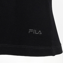 Camiseta Regata Fila Gola alta Rib Feminina - Foto 3