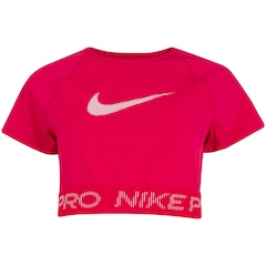 Camiseta Feminina Nike Pro Dri-FIT Tight Gráfica - Foto 1