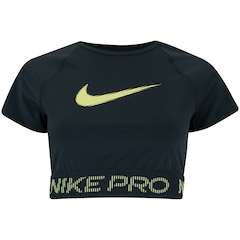 Camiseta Feminina Nike Pro Dri-FIT Tight Gráfica - Foto 1