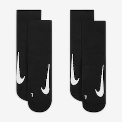 Kit de Meias Para Corrida Nike Multiplier Max Ankle Adulto 2 Pares - Foto 2
