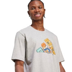 Camiseta adidas Doodle Hunt Skate Masculina - Foto 4