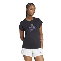 CAMISETA ADIDAS GRAFICA FEMININA - Foto 1