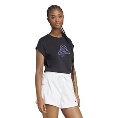 CAMISETA ADIDAS GRAFICA FEMININA - Foto 3