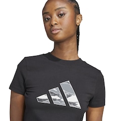 Camiseta adidas Camo Feminina - Foto 4