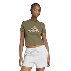 Camiseta adidas Camo Feminina - Foto 1
