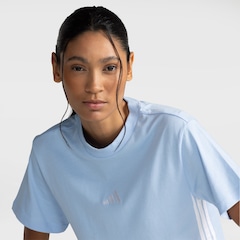 Camiseta adidas Stripes Feminina - Foto 4