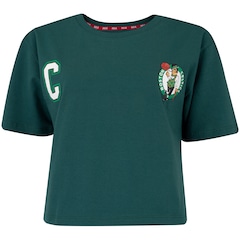 Camiseta Cropped do Boston Celtics NBA Street NB528 Feminina - Foto 1