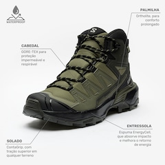 Bota Masculina Salomon X Ultra 360 MID GTX M - Foto 4