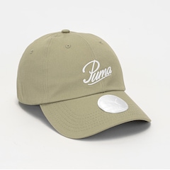 Boné PUMA Essential Script Logo Dad Aba Curva - Foto 3