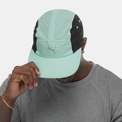 Boné Adulto Puma Essential Running 5 Panel Aba Reta - Foto 3