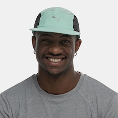 Boné Adulto Puma Essential Running 5 Panel Aba Reta - Foto 5