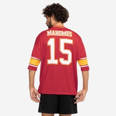 Camiseta do Kansas City Chiefs NFL Mahomes NF160 Masculina - Foto 3