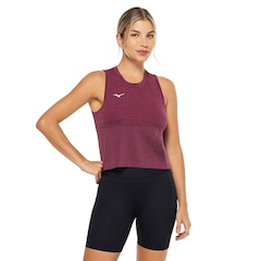 Camiseta Regata Mizuno Cropped Soul Fit Fresh Feminina - Foto 1