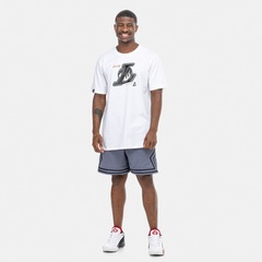 Camiseta do Los Angeles Lakers NBA Sneaker N0496 Masculina - Foto 4