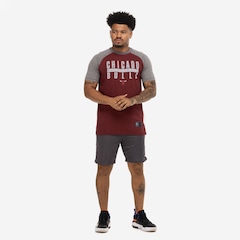 Camiseta do Chicago Bulls NBA Raglan N560A Masculina - Foto 4