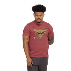 Camiseta do Chicago Bulls NBA Estamp N815A Masculina - Foto 2