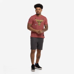 Camiseta do Chicago Bulls NBA Estamp N815A Masculina - Foto 4