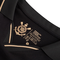 Camisa Polo do Corinthians Gold Retilinea Coimbra Masculina - Foto 7
