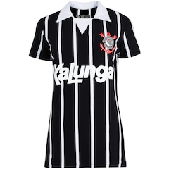 Camisa Polo do Corinthians Retrô Kalunga Feminina - Foto 7
