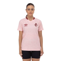 Camisa do Fluminense 25/26 Torcedor Outubro Rosa Umbro Feminina - Foto 2