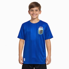 Camiseta da Seleção da Argentina AFA Embossed Infantil - Foto 1