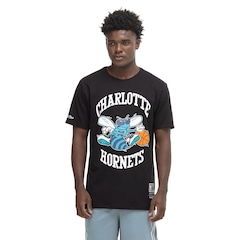 Camiseta Mitchell & Ness Charlotte Hornets NBA Basic Masculina - Foto 2