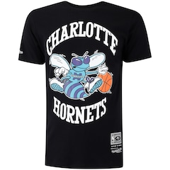 Camiseta Mitchell & Ness Charlotte Hornets NBA Basic Masculina - Foto 6