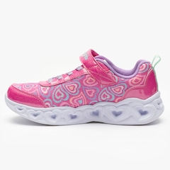 Tênis Infantil Skechers Heart Lights Boogie Love - Foto 2