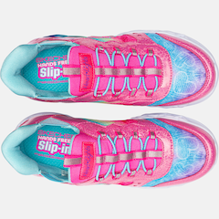 Tênis Infantil Skechers Infinite Heart Lights Etern - Foto 3