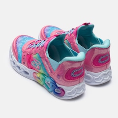 Tênis Infantil Skechers Infinite Heart Lights Etern - Foto 5