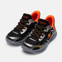 Tênis Infantil Skechers Meteor Lights Brisk - Foto 4