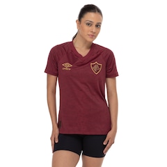 Camisa do Fluminense III 25/26 Torcedor Umbro Feminina - Foto 2