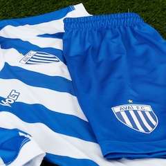 Kit de Uniforme do Avaí I 25/26 Infantil Volt Camiseta + Calção - Foto 3
